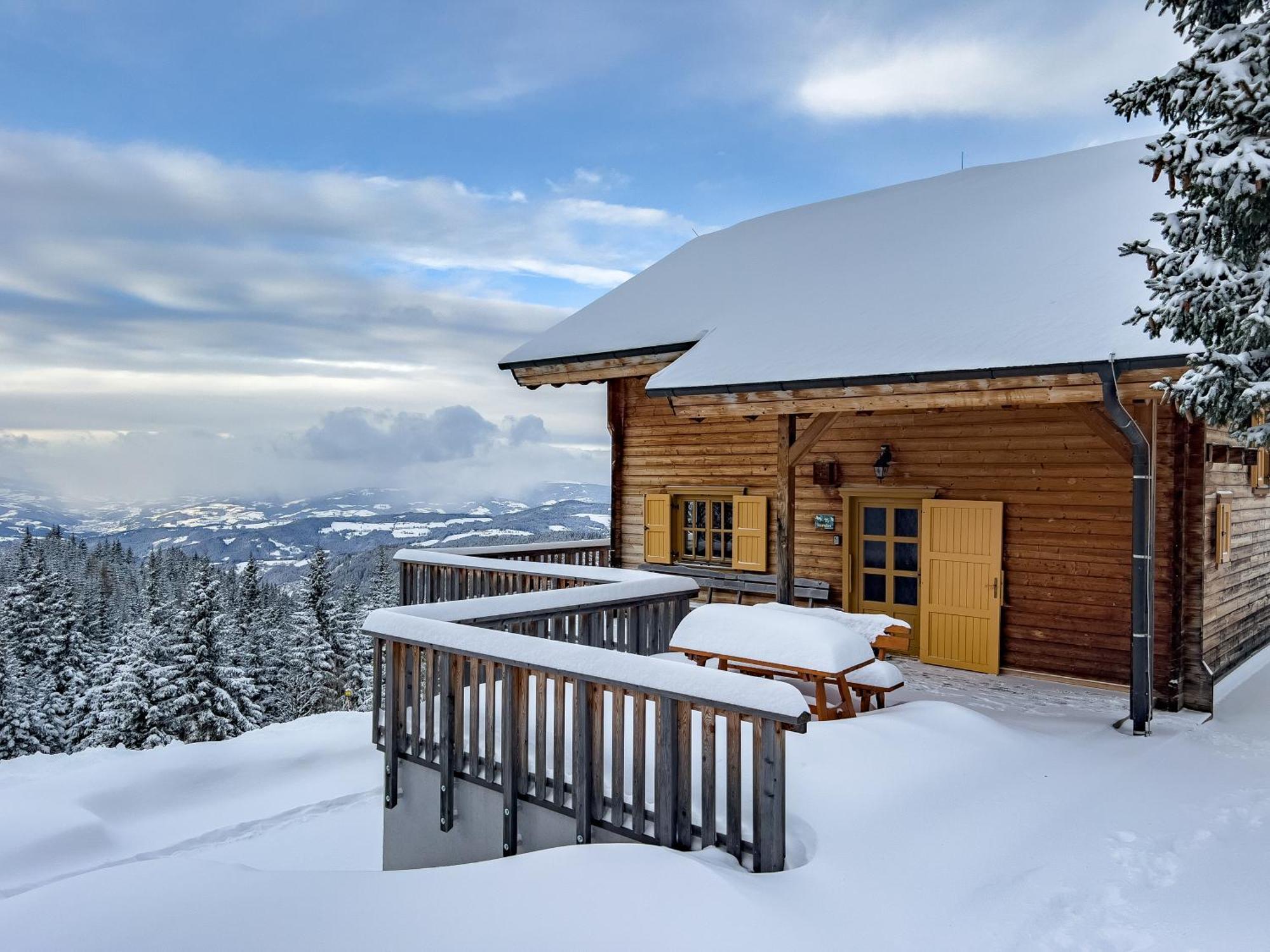 1A Chalet Koralpenzauber -Ski Fahren, Sauna Und Traumblick Wolfsberg Exterior foto