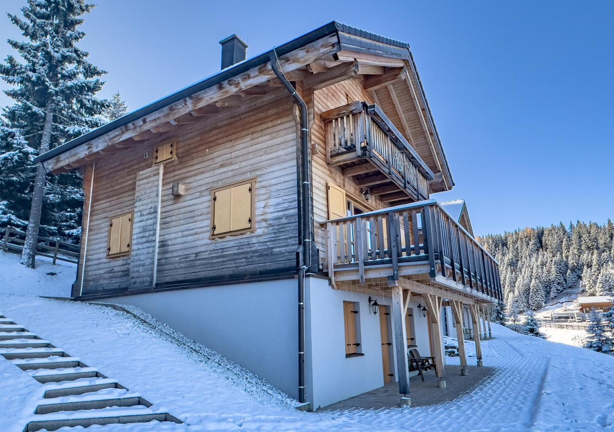 1A Chalet Koralpenzauber -Ski Fahren, Sauna Und Traumblick Wolfsberg Exterior foto